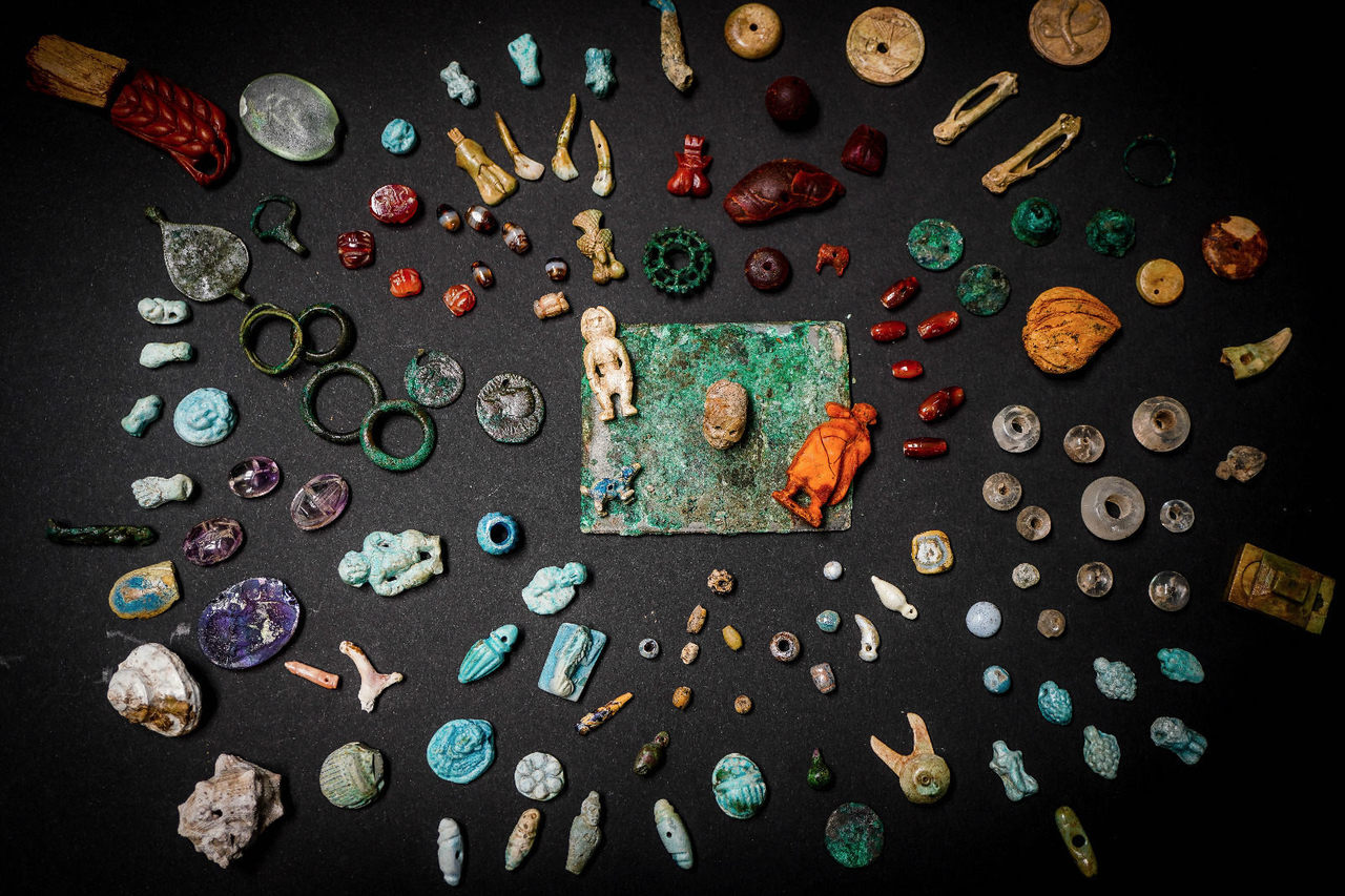 13.08.2019. New discovery of amulets in Pompeii