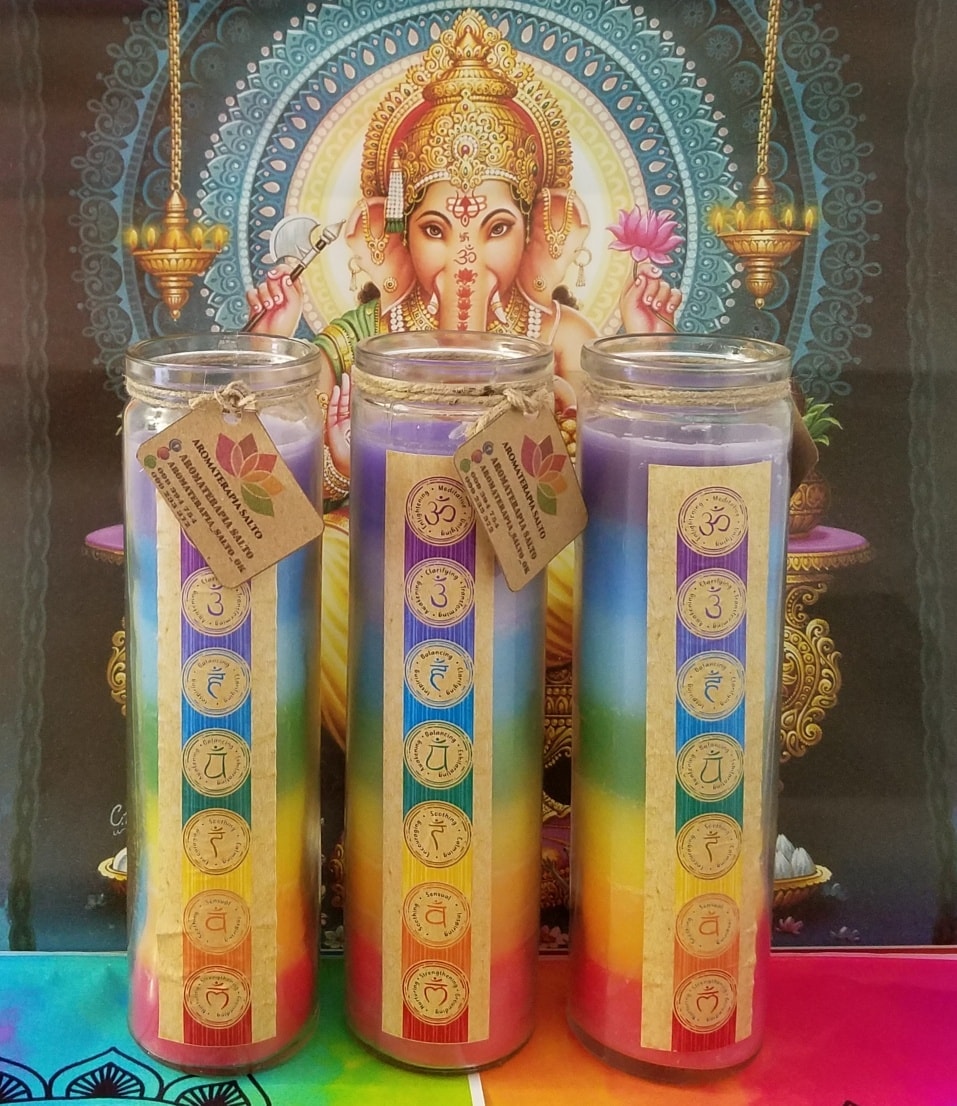 Seven colors candle (II): African powers or chakras?