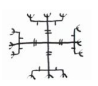 Este bastón rúnico debía dibujarse en el queso o el pan que la mujer deseada fuera a comer